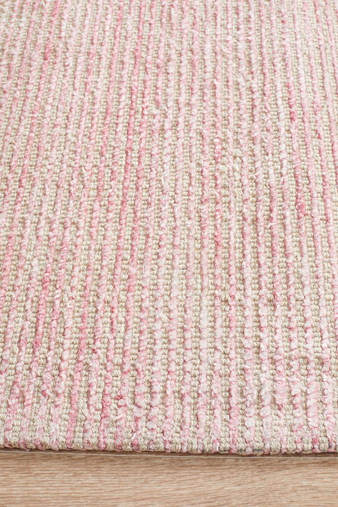 Allure Rose Cotton Rayon Rug Rug Culture