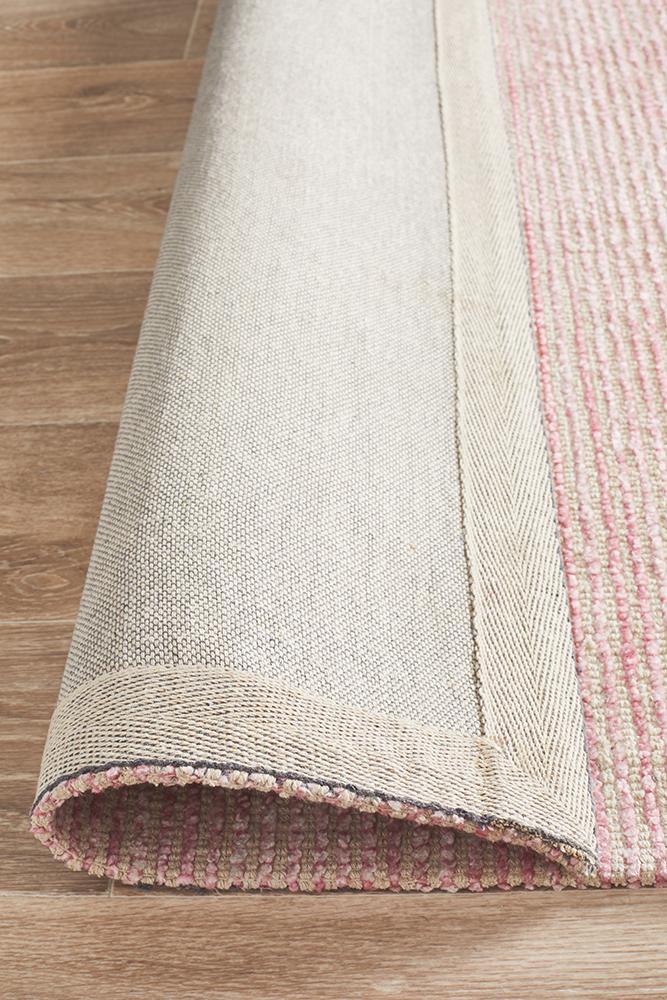 Allure Rose Cotton Rayon Rug Rug Culture