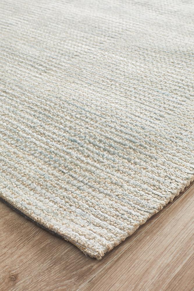 Allure Sky Cotton Rayon Rug Rug Culture