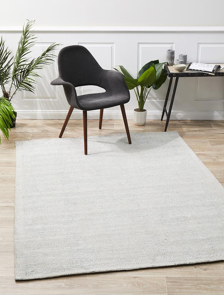 Allure Sky Cotton Rayon Rug Rug Culture