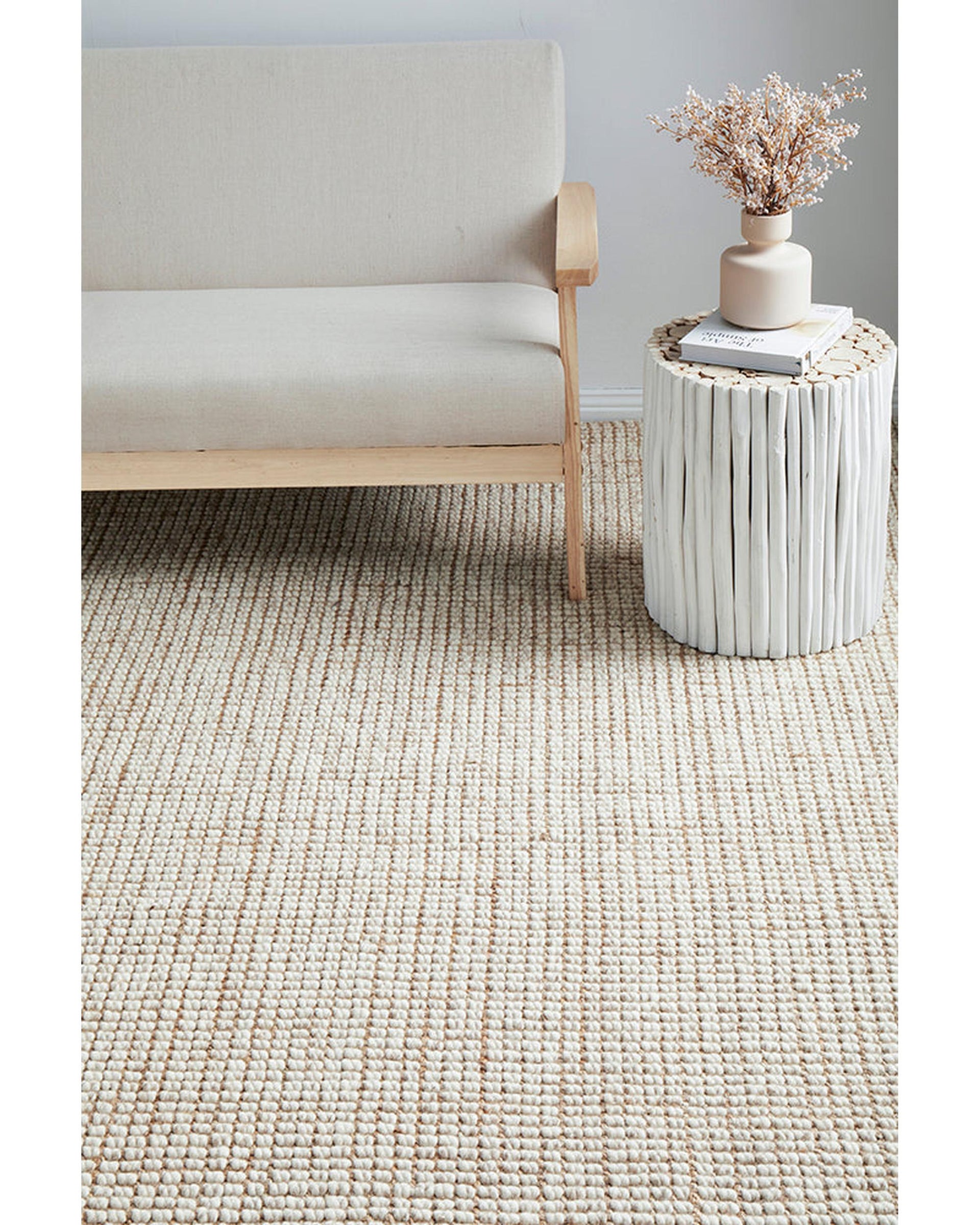 Arabella Natural Runner Rug RUG CULTURE