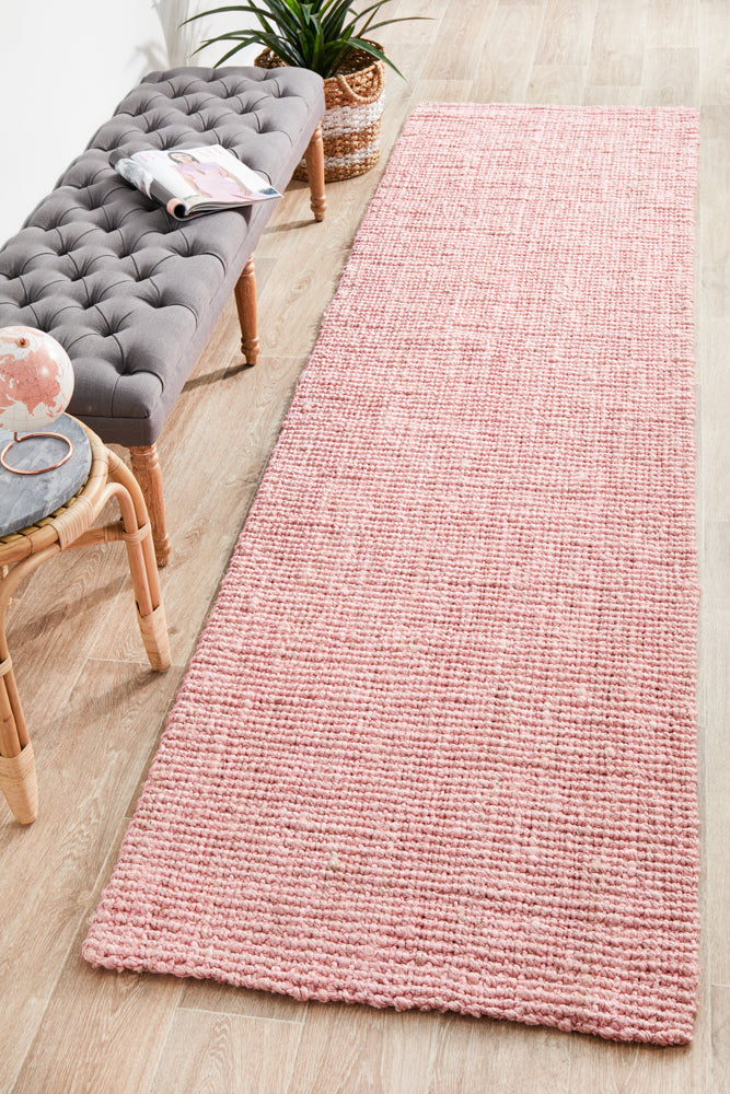 Atrium Barker Pink Runner Rug Culture