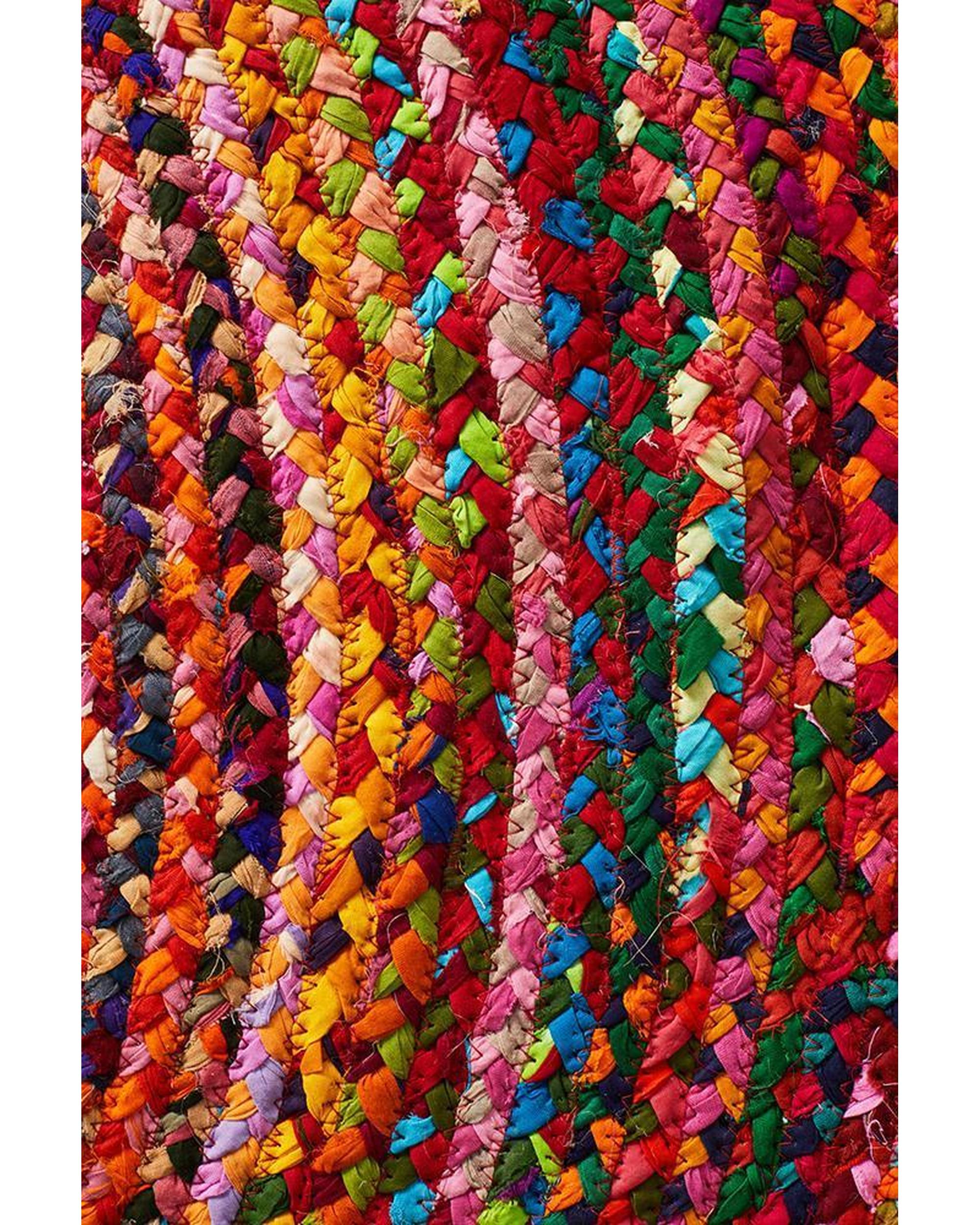 Atrium Chandra Braided Cotton Rug Multi