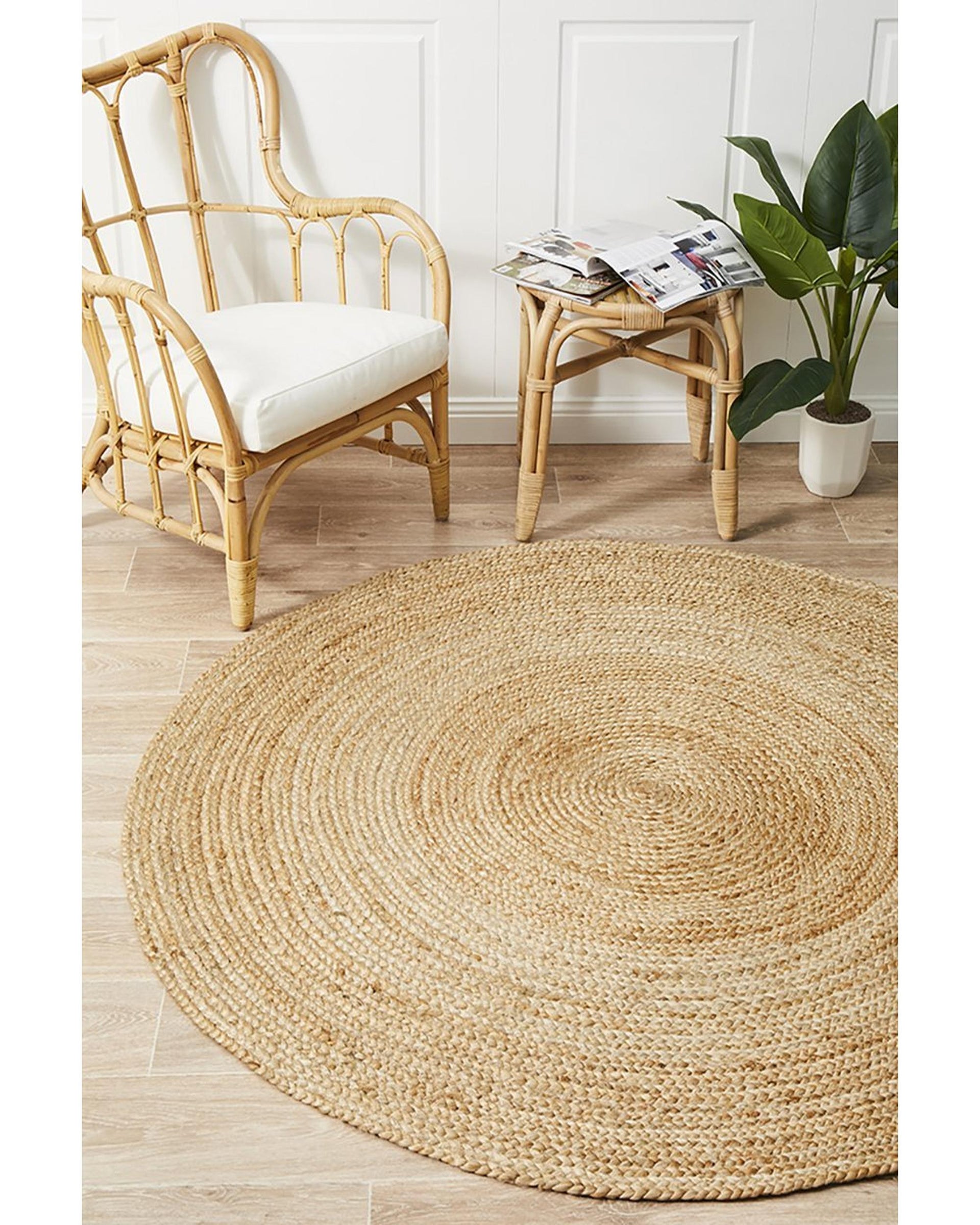 Atrium Polo Round Natural Rug Culture