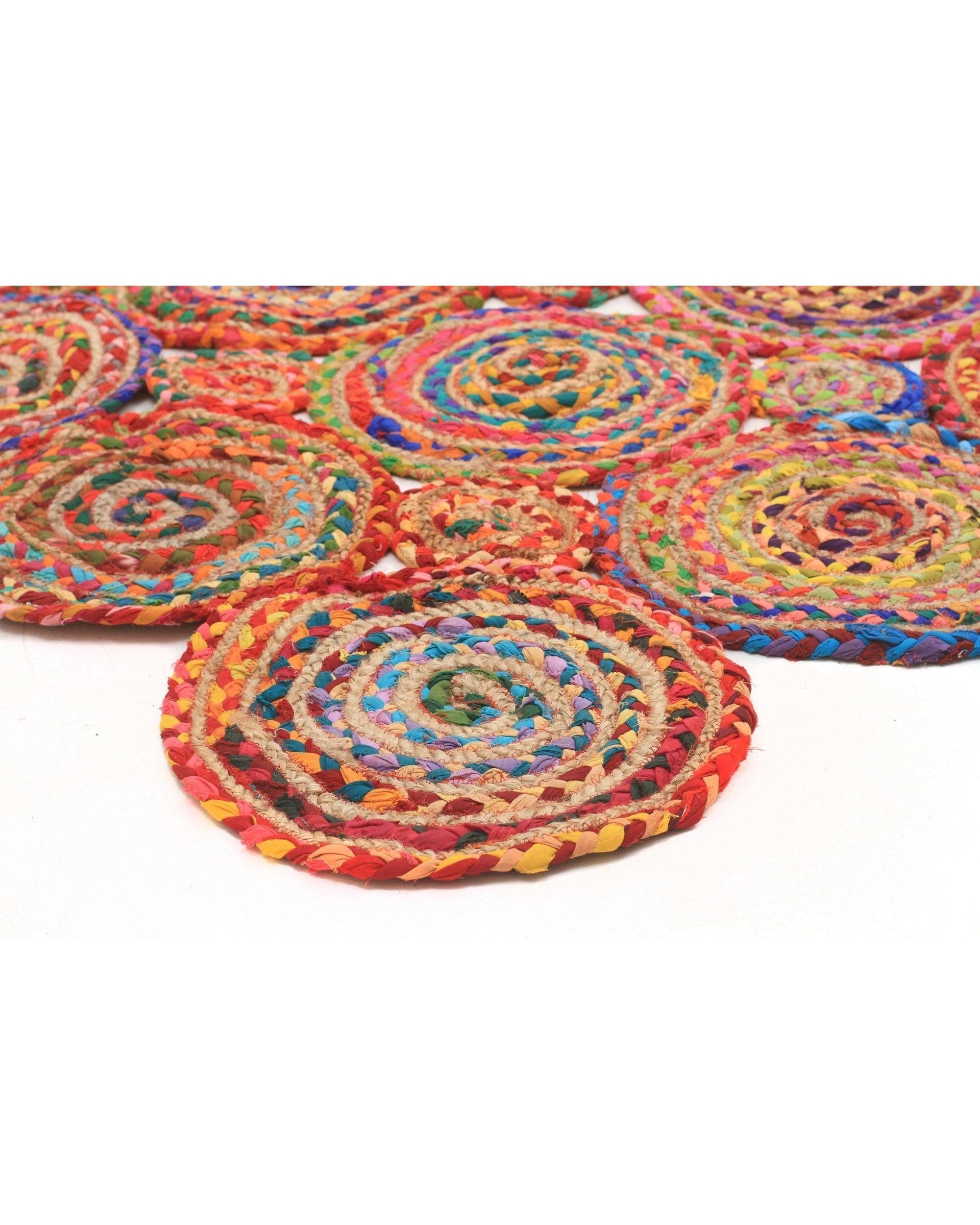 Atrium Amilia Cotton And Jute Rug Multi