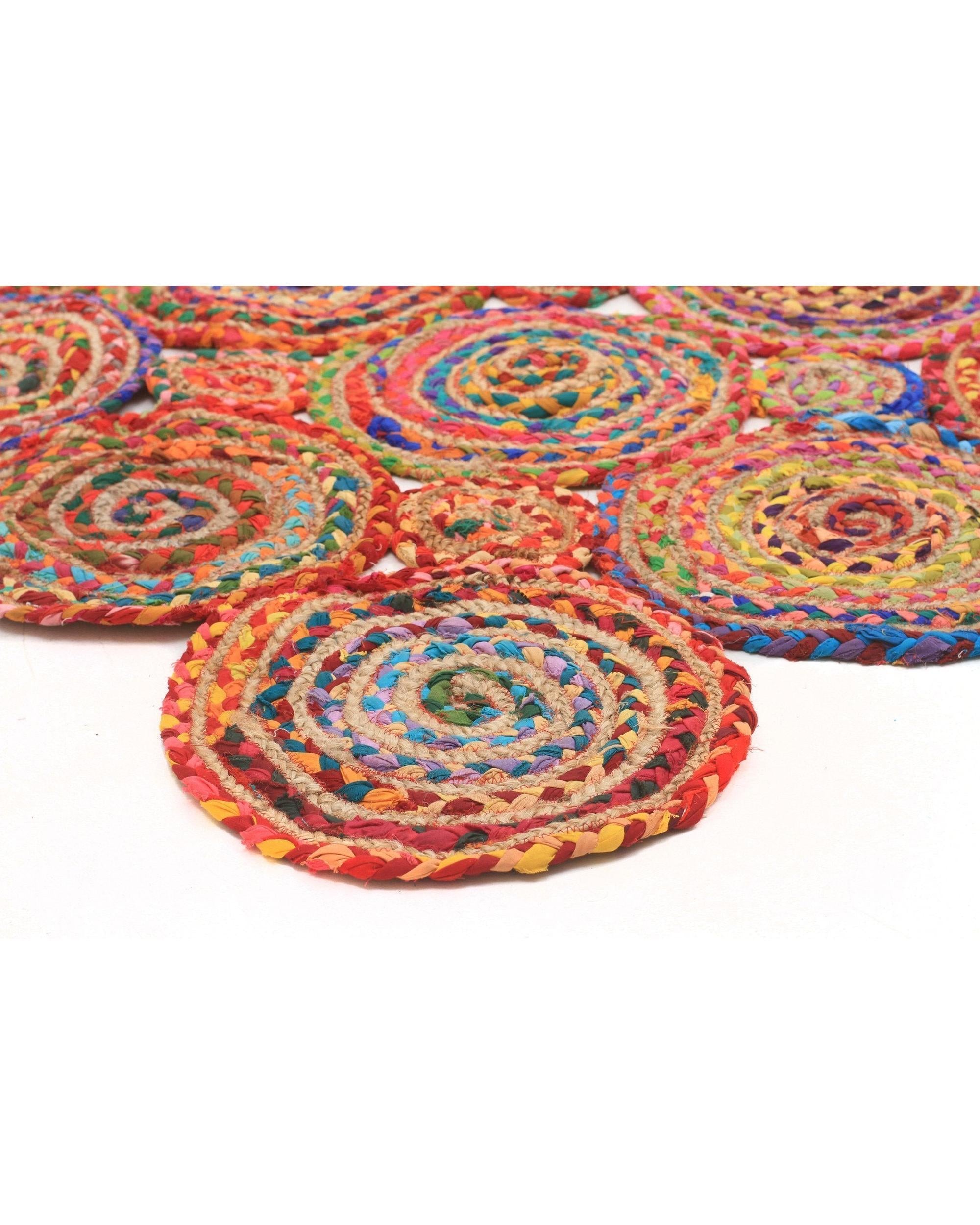 Atrium Amilia Cotton And Jute Rug Multi