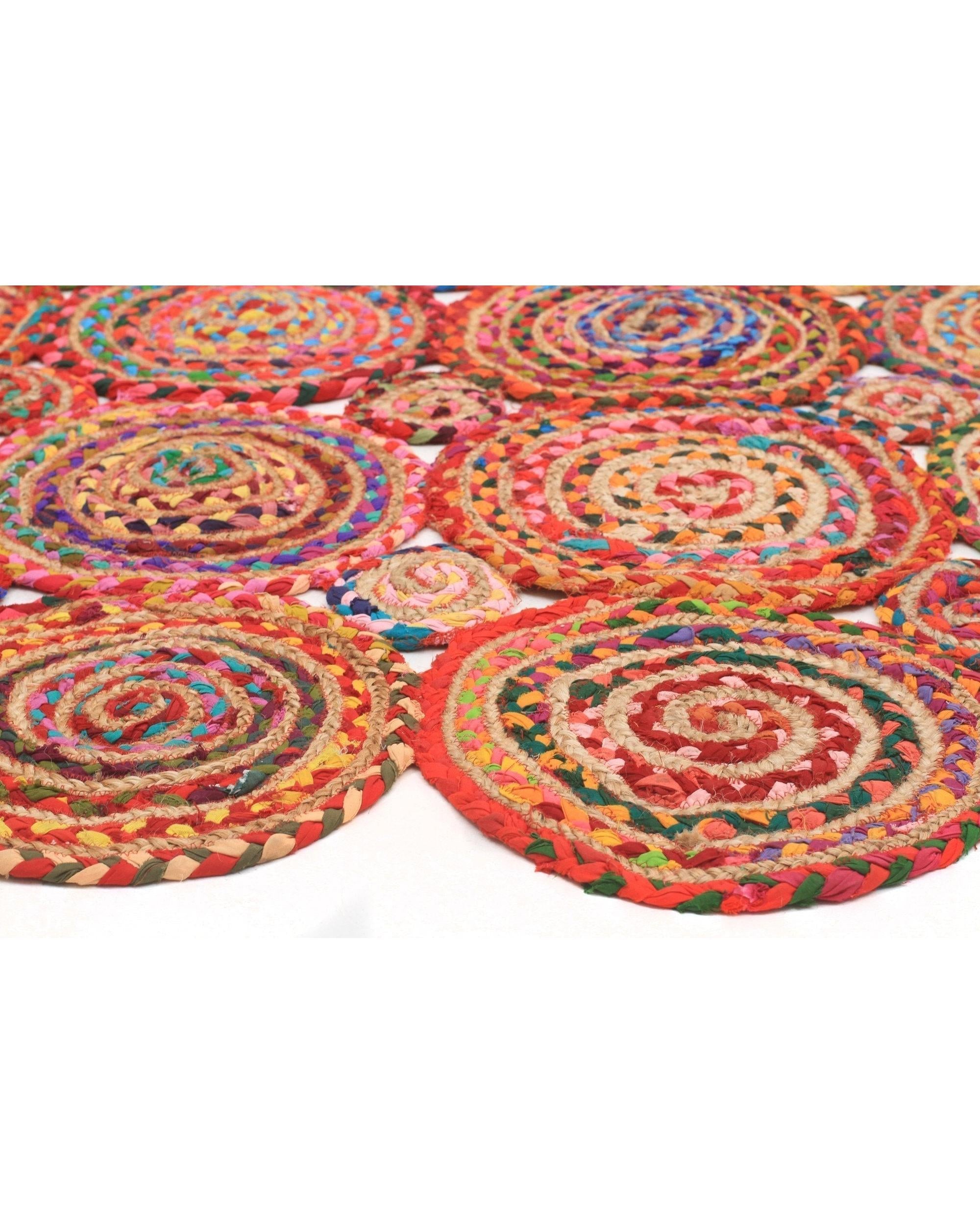 Atrium Amilia Cotton And Jute Rug Multi