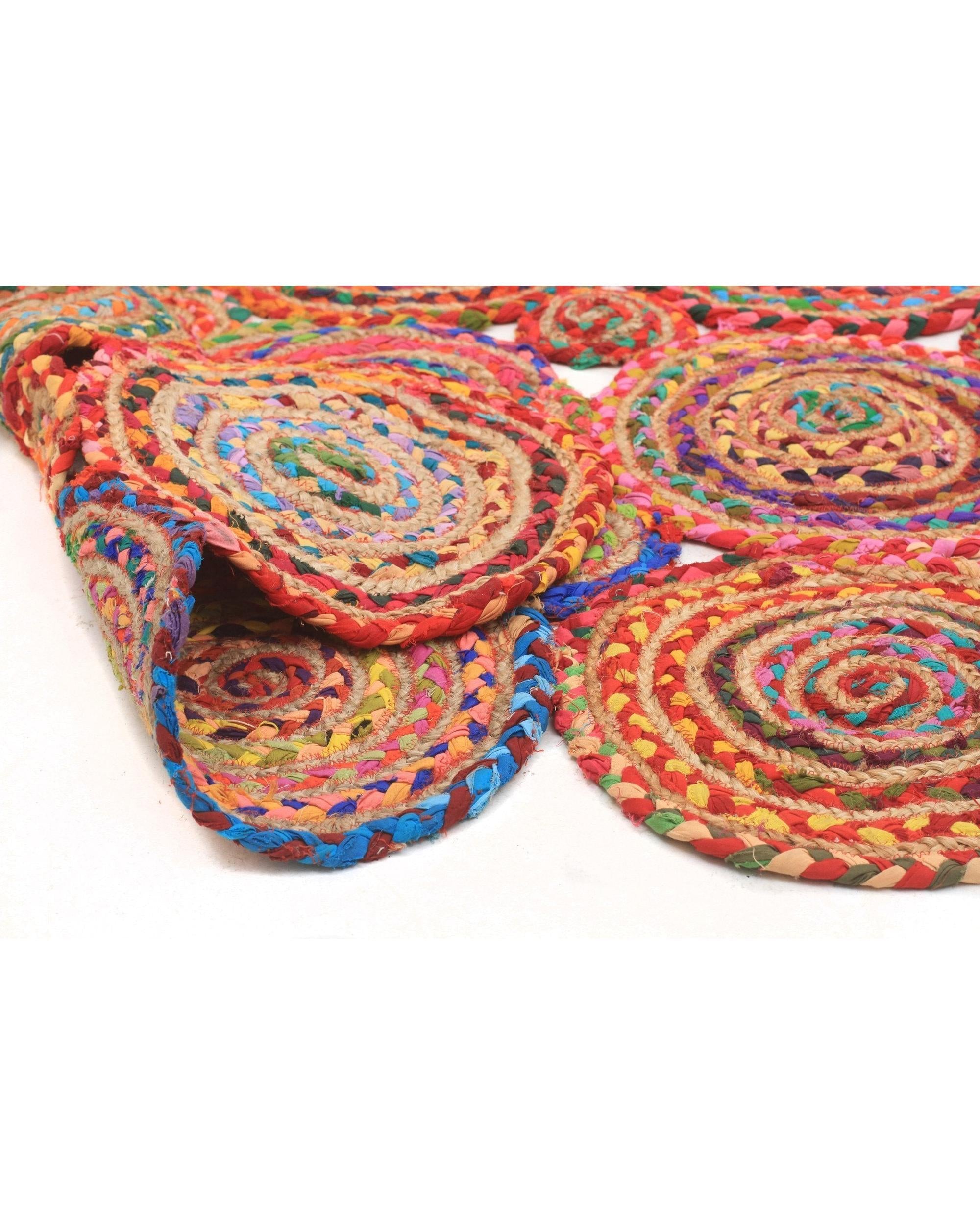 Atrium Amilia Cotton And Jute Rug Multi