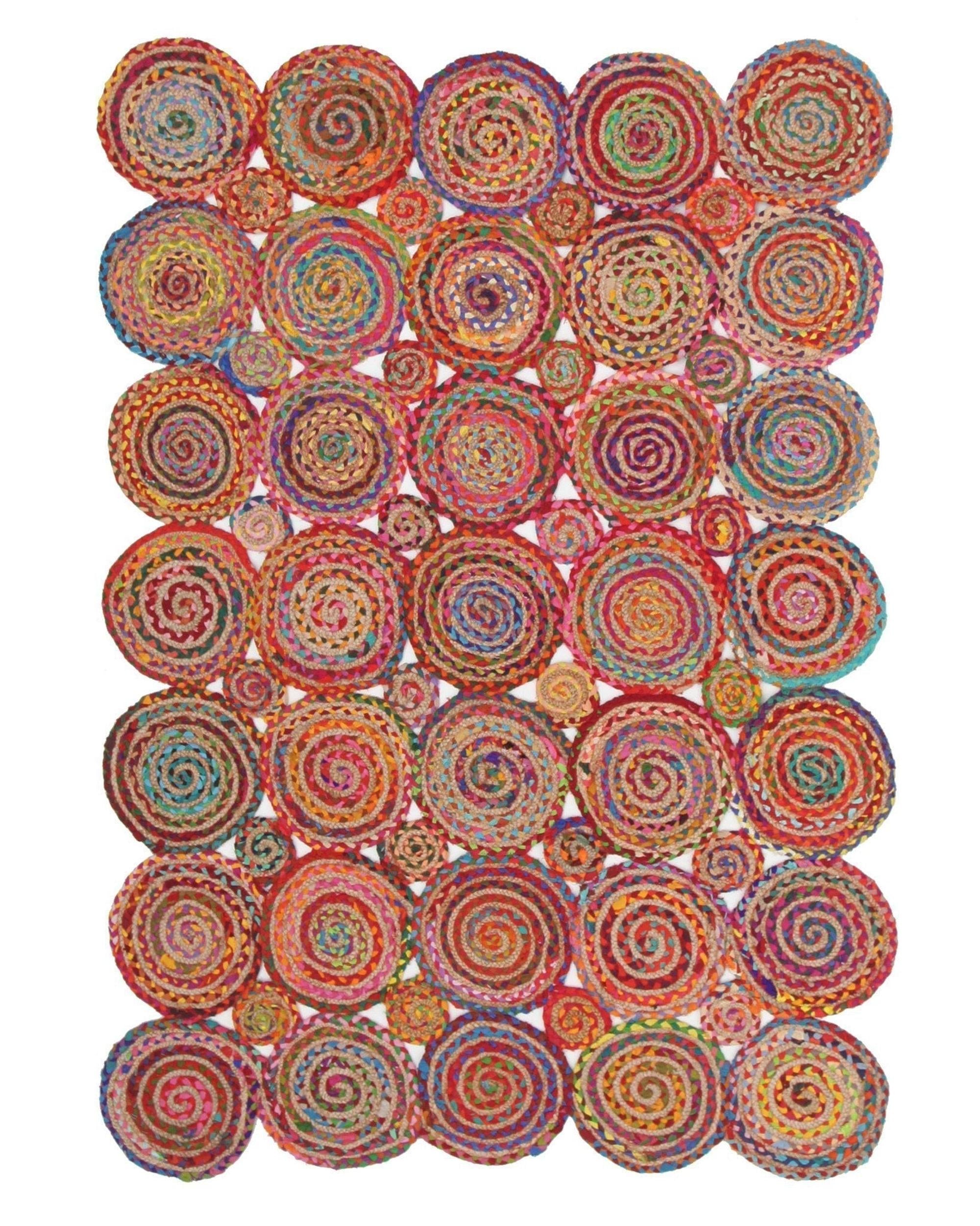 Atrium Amilia Cotton And Jute Rug Multi