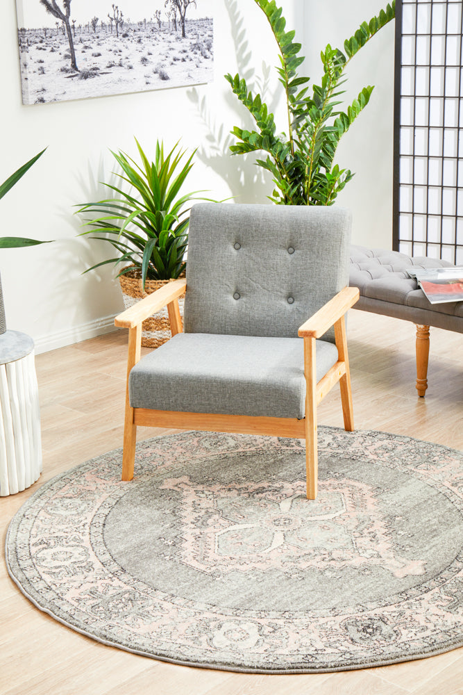 Avenue 703 Grey Round Rug Rug Culture