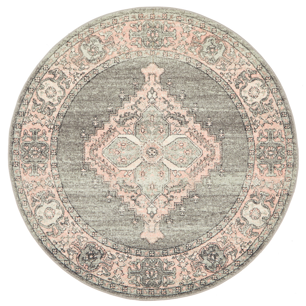 Avenue 703 Grey Round Rug Rug Culture
