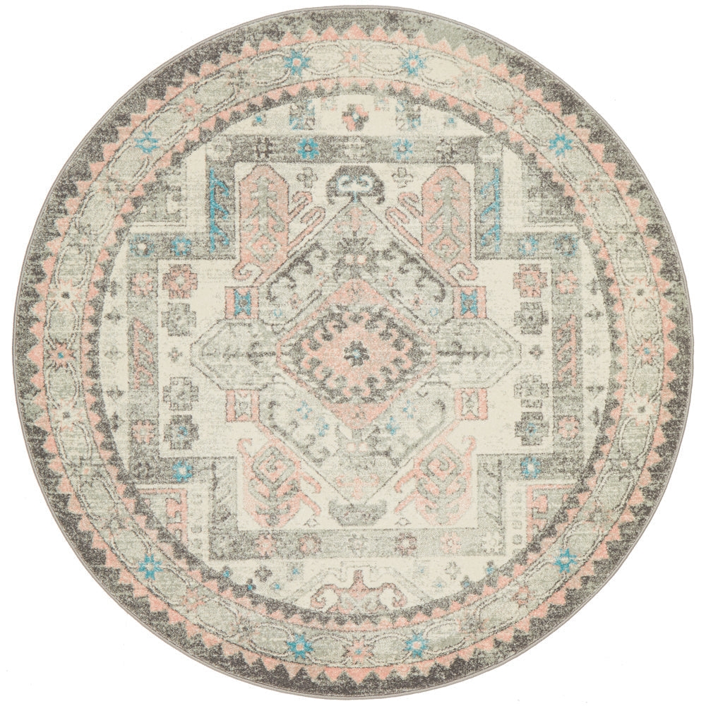 Avenue 704 Silver Round Rug Rug Culture