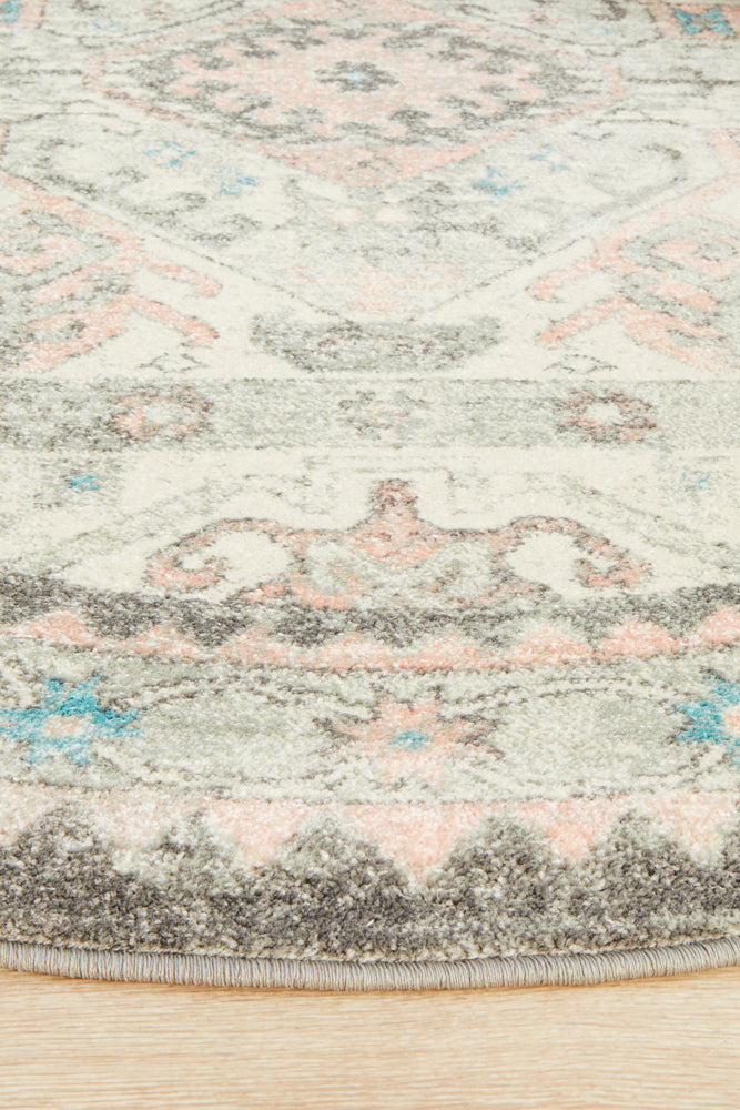 Avenue 704 Silver Round Rug Rug Culture