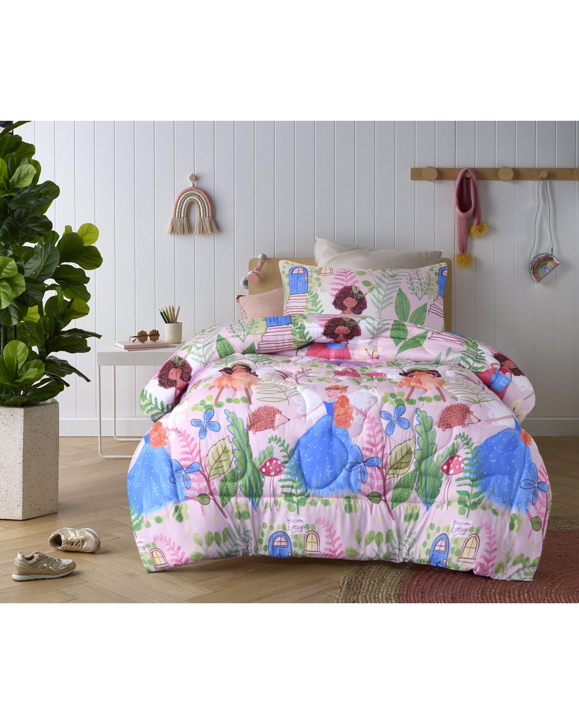 Happy Kids Fairy Tales Glow-in-the-Dark Single Comforter Set Happy Kids Bedding