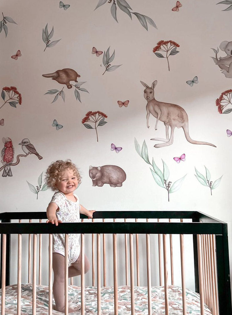 Australian animals wall decal