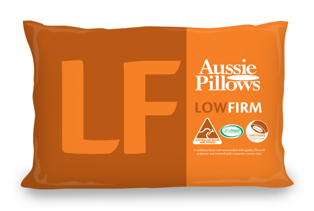 Aussie Pillows - Standard Pillow - Low & Firm Aussie Pillows