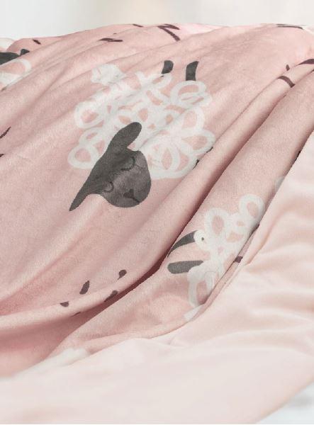 Jelly Bean Kids BAA BAA Weighted Blanket - PINK Jelly Bean Kids