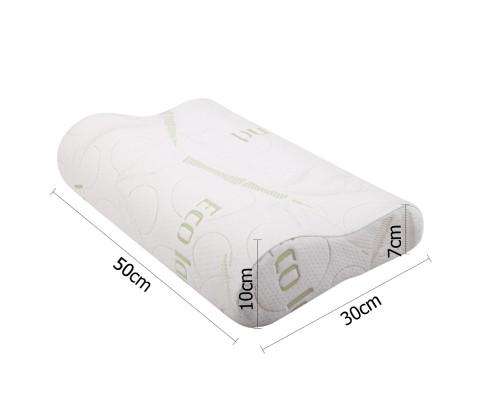 Set of 2 Bamboo Pillow with Memory Foam Giselle