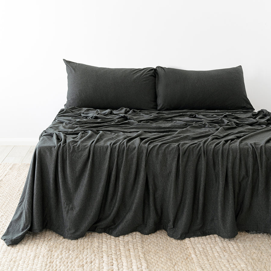 Bambury BedT Organica Sheet Set - Charcoal Bambury