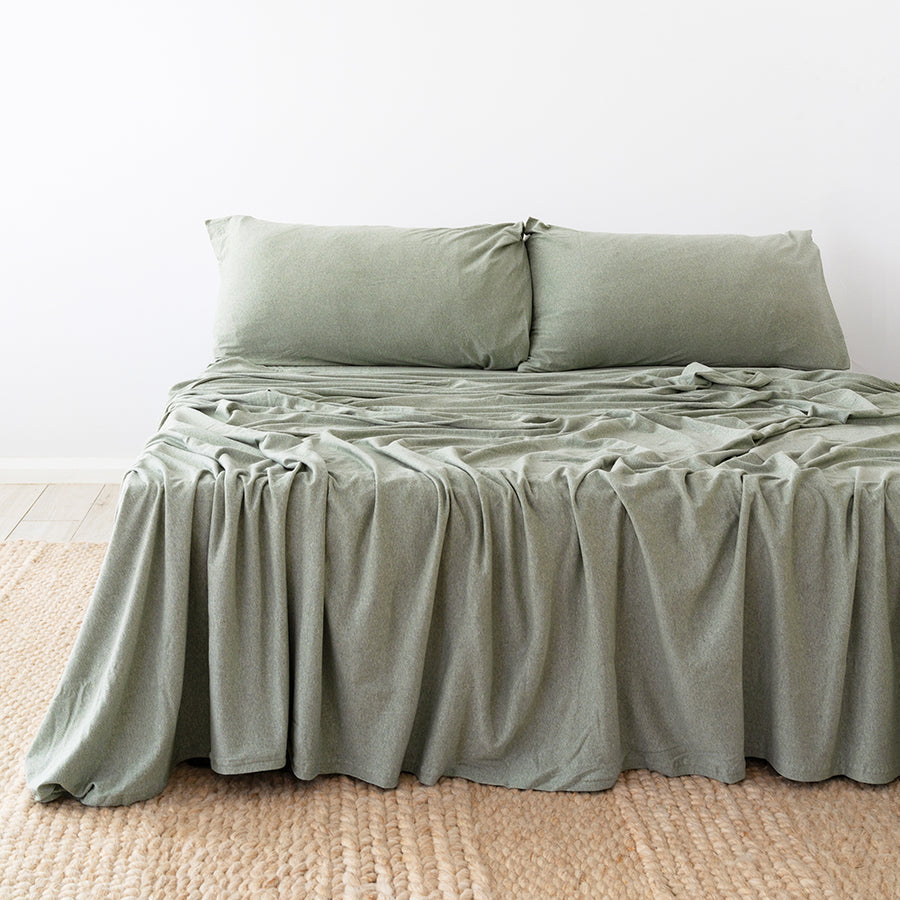 Bambury BedT Organica Sheet Set - Sage Bambury