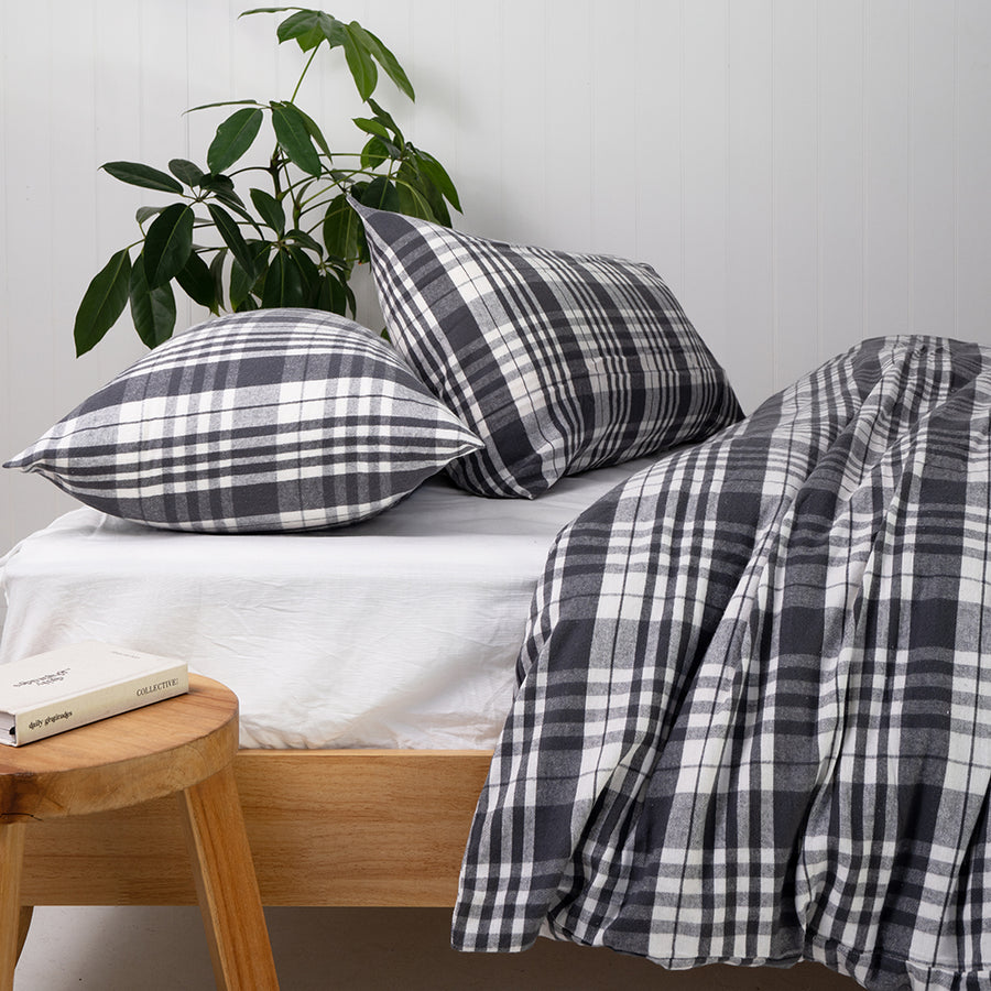 Bambury Brentford Flannelette Quilt Cover Set Bambury