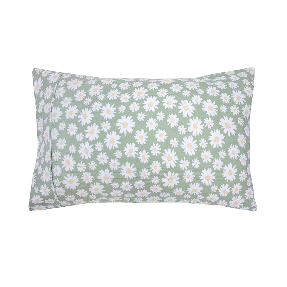Bambury Daisy Flannelette Sheet Set Bambury