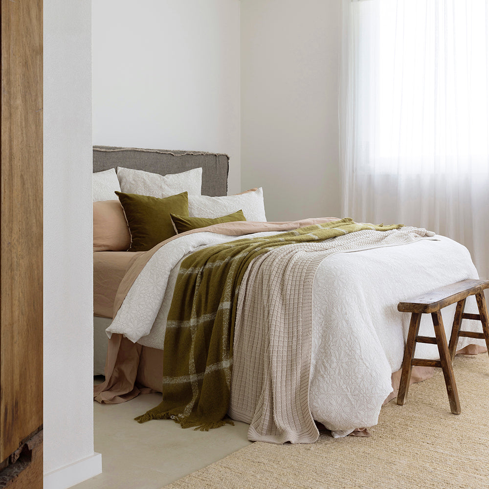 Bambury Nora Quilt Cover Set Queen Bambury