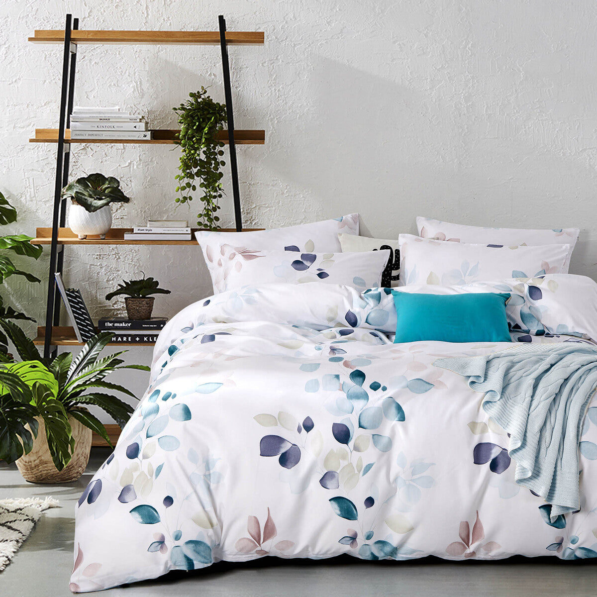 Luxton Elia Leaf Quilt Cover Set Luxton