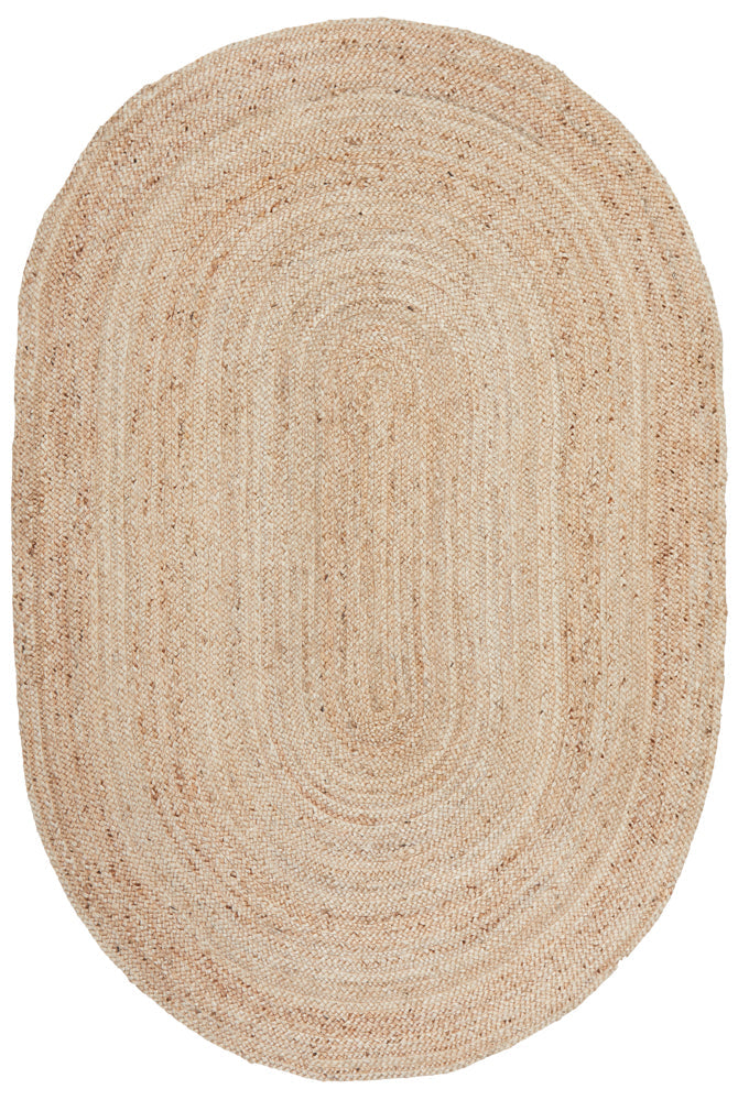 Bondi Natural Oval Rug RUG CULTURE