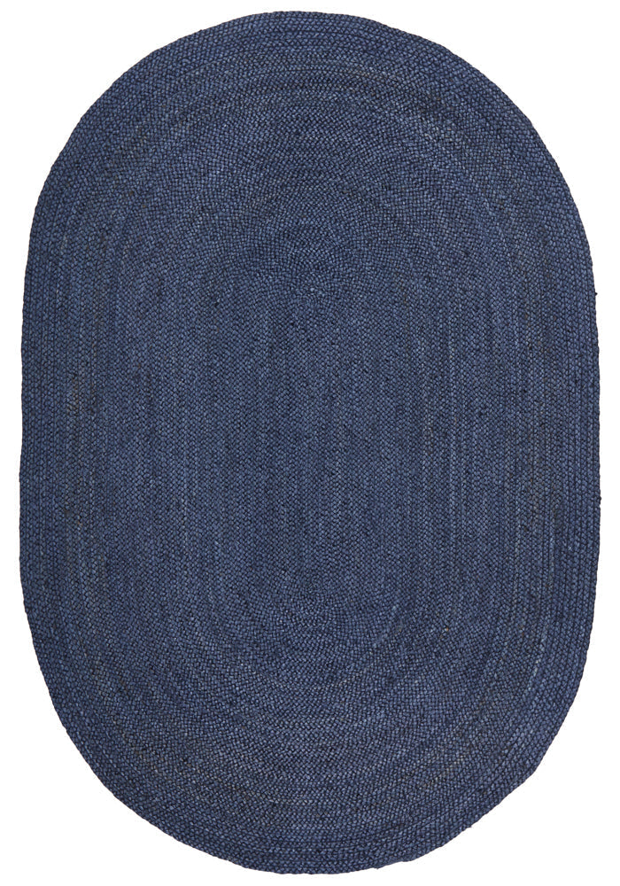 Bondi Navy Oval Rug RUG CULTURE
