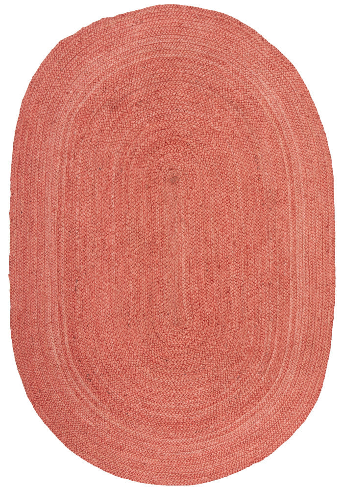 Bondi Terracotta Oval Rug RUG CULTURE