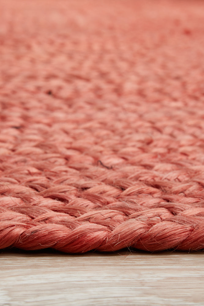 Bondi Terracotta Oval Rug RUG CULTURE