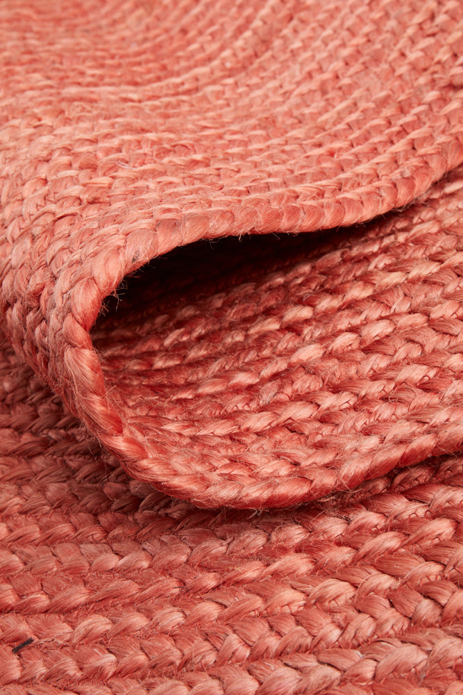 Bondi Terracotta Oval Rug RUG CULTURE