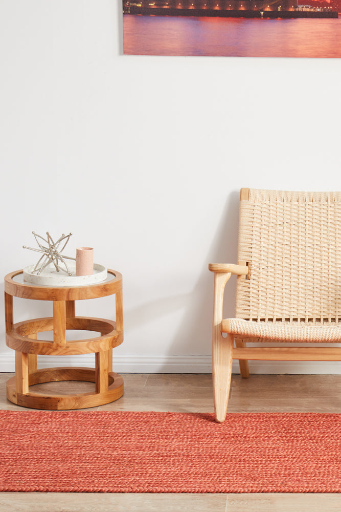 Bondi Terracotta Runner Rug RUG CULTURE