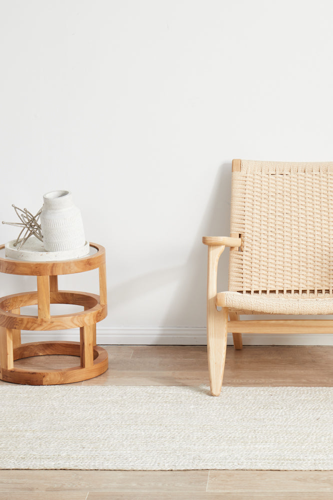 Bondi White Runner Rug RUG CULTURE