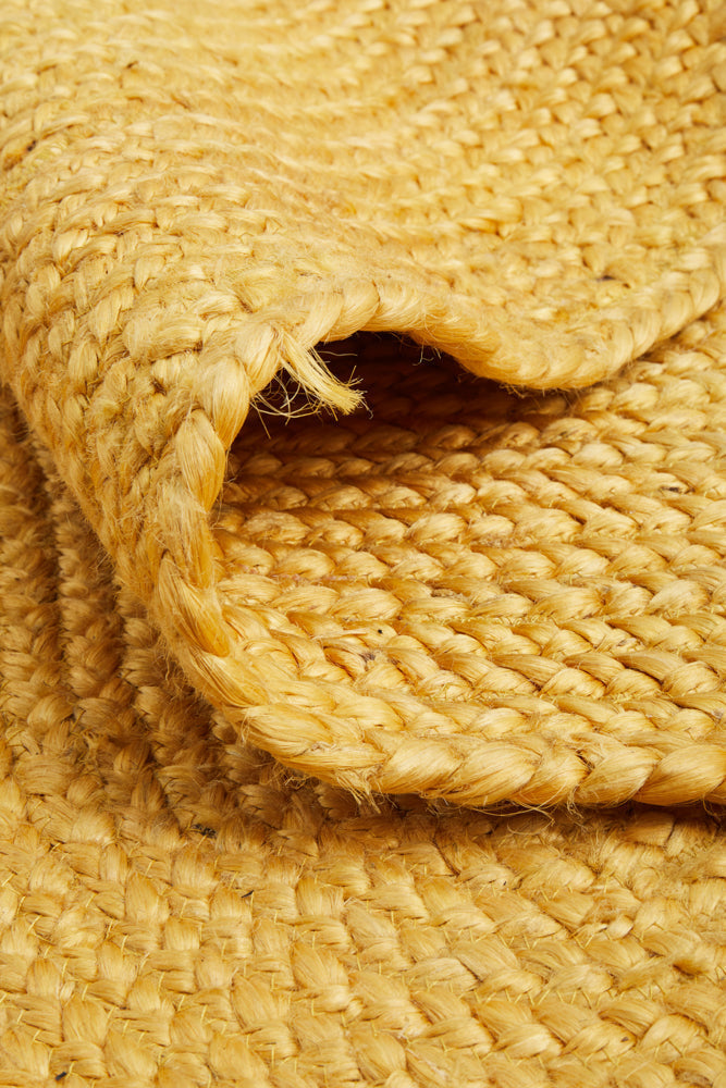 Bondi Yellow Oval Rug RUG CULTURE