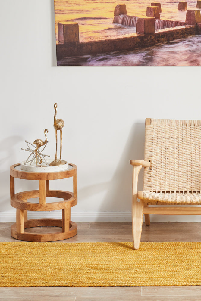 Bondi Yellow Runner Rug RUG CULTURE