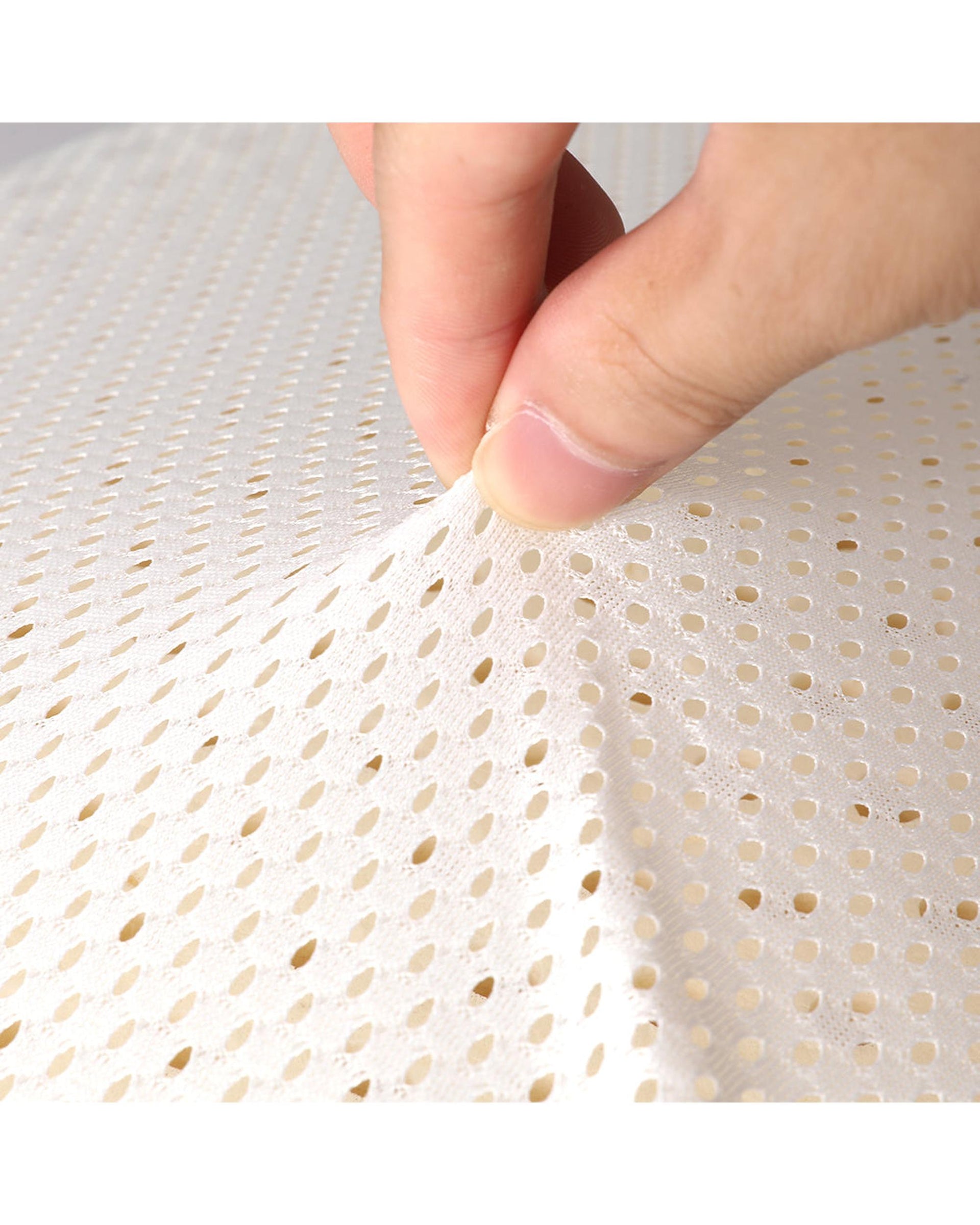 2x Natural Latex Pillow Removable Cover Memory Down Luxurious Soft Dreamz