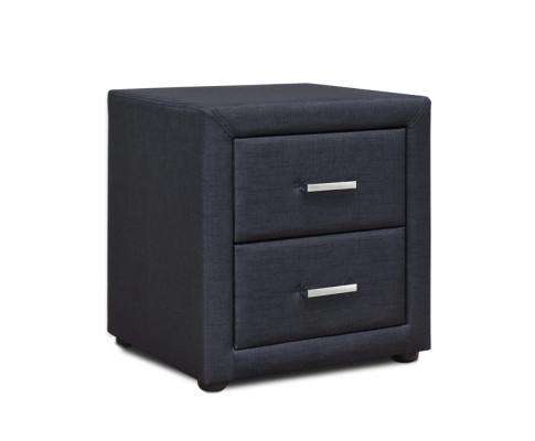 Moda Bedside table - Charcoal Artiss