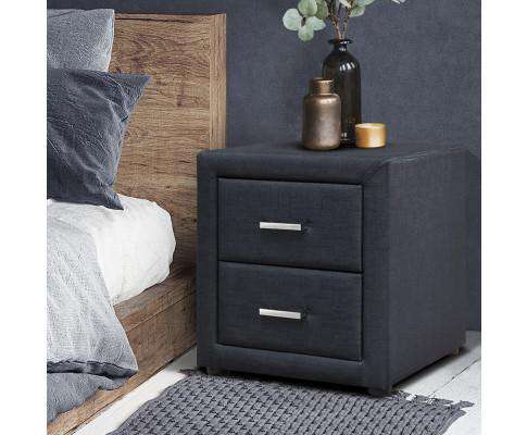 Moda Bedside table - Charcoal Artiss