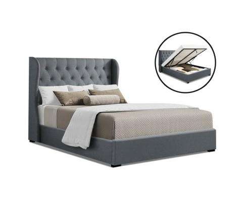 Gas Lift Bed Frame - Grey Artiss