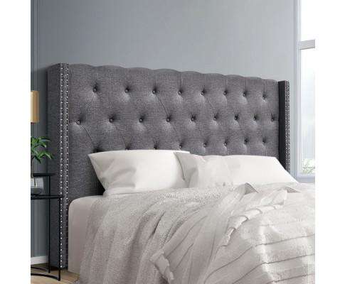 LUCA Bed Head - Dark Grey Artiss