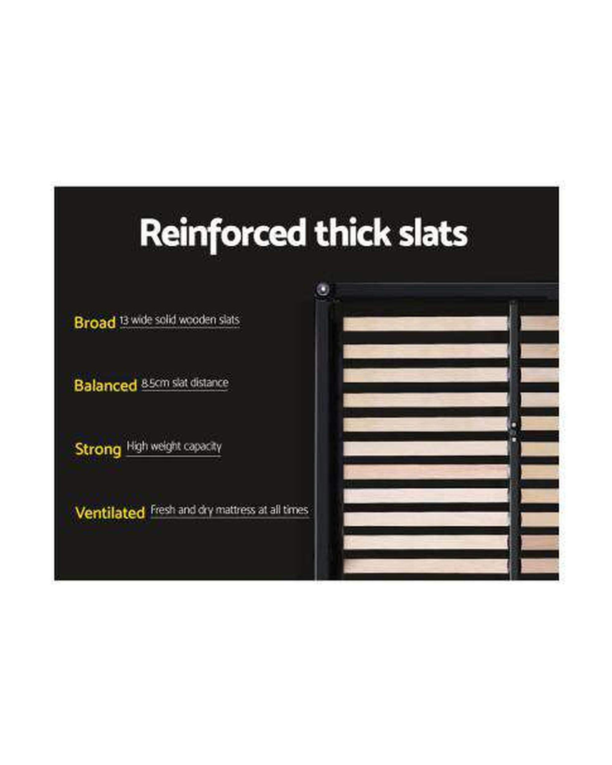 TOKI Storage Gas Lift Bed Frame without Headboard Fabric - Charcoal Artiss