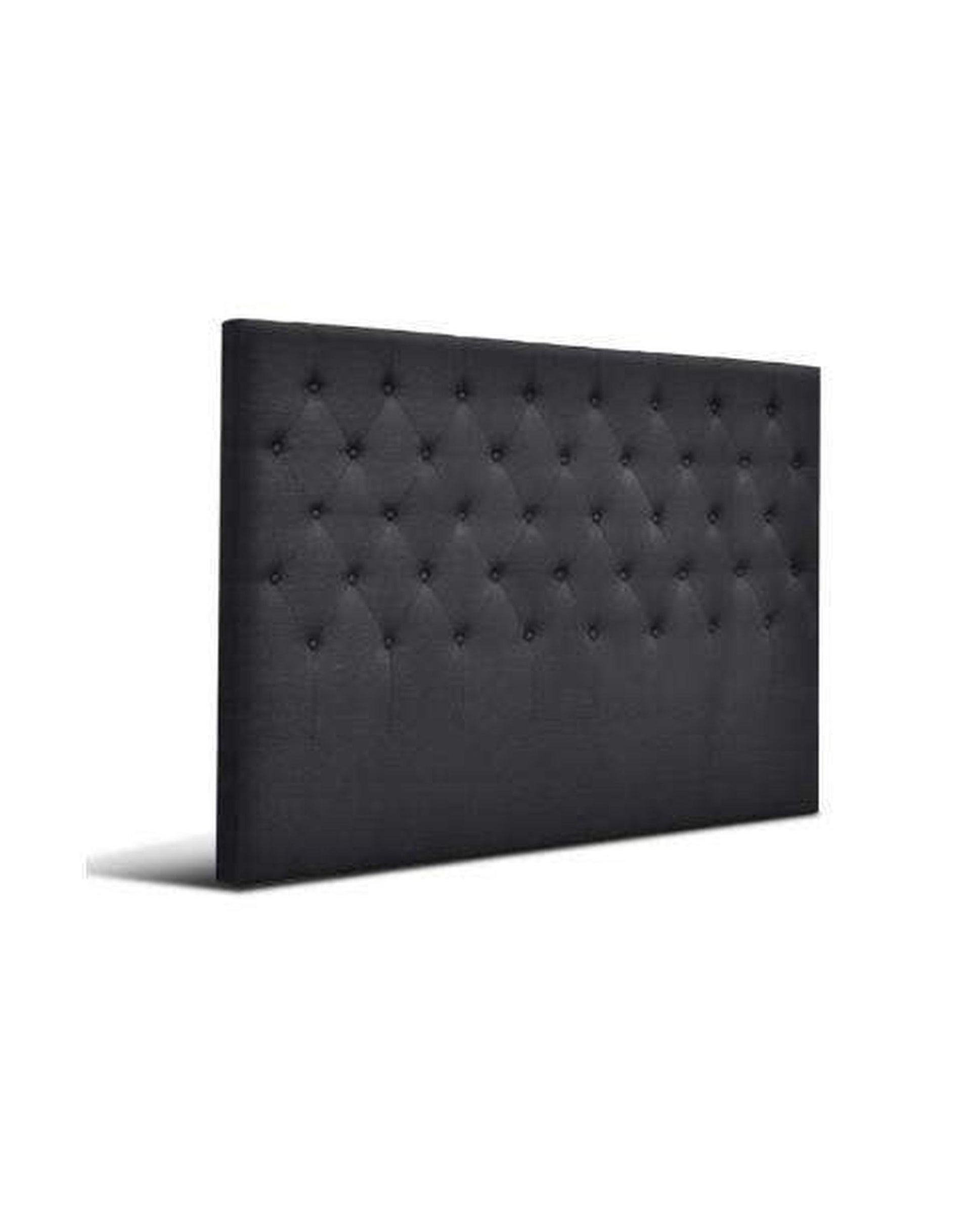 Bed Head Headboard Bedhead Fabric Frame Base CAPPI Charcoal Artiss