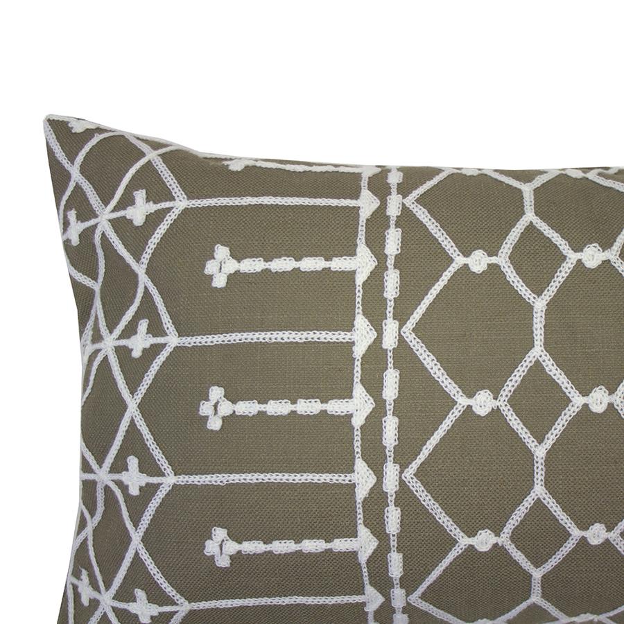 Bambury Gilbert Cushion - Olive Bambury