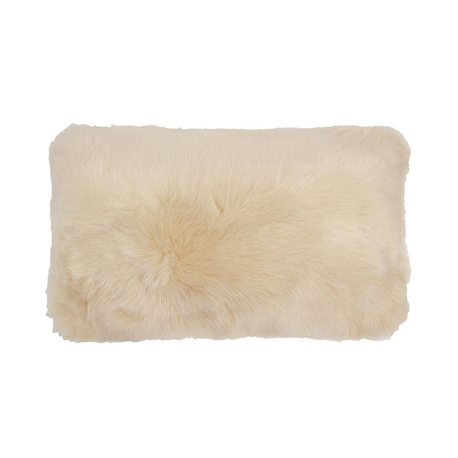 Bambury Faux Fur Cushion - Rectangle - Nougat Bambury