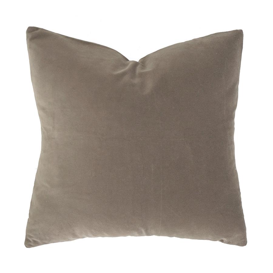 Bambury Velvet Cushion - Square - Almond Bambury