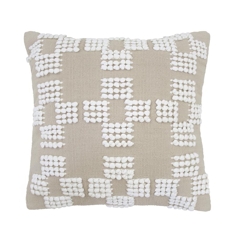 Bambury Hastings Cushion - Latte Bambury
