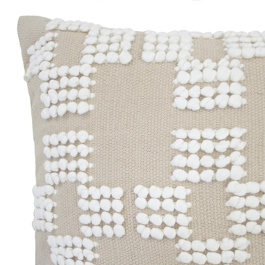 Bambury Hastings Cushion - Latte Bambury