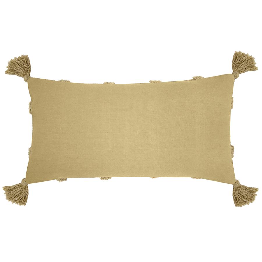 Bambury Percy Cushion - Rectangle - Flax Bambury